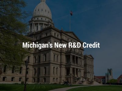 New Michigan R&D Credit Hungerford